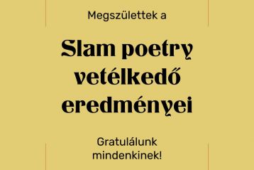 Megszülettek az 58. KMV Slam poetry vetélkedőjének eredményei!