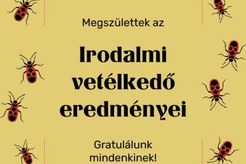 Megszülettek az 58. KMV Irodalmi vetélkedőjének eredményei!